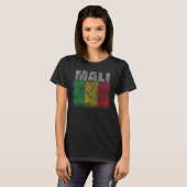 National Flag of Mali souvenir for men women 3 Tシャツ (正面フル)