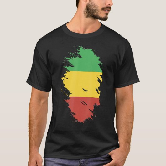 National Flag of Mali souvenir   for men women Tシャツ (正面)