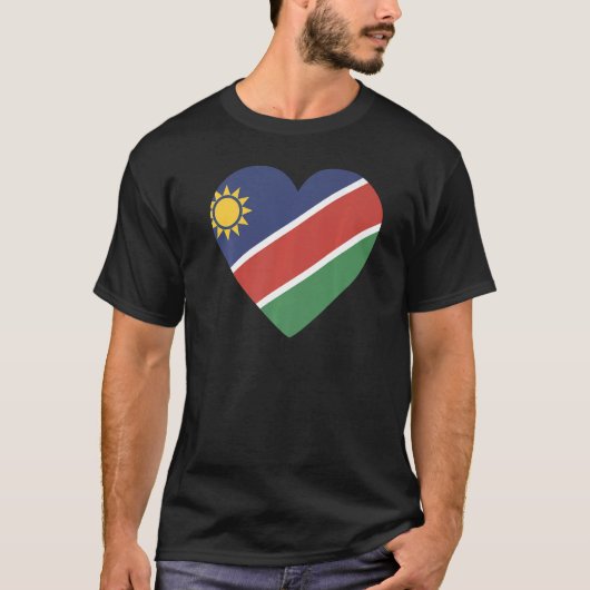 National Flag of Namibia souvenir  for men women Tシャツ (正面)