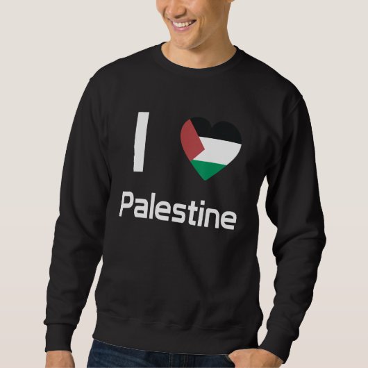 National Flag of Palestine souvenir  for men women スウェットシャツ (正面)