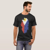National Flag of Philippines souvenir  for men wom Tシャツ (正面フル)