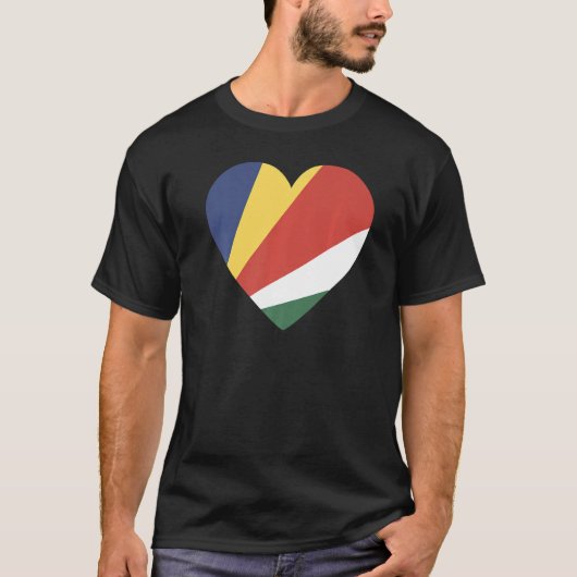 National Flag of Seychelles souvenir  for men wome Tシャツ (正面)