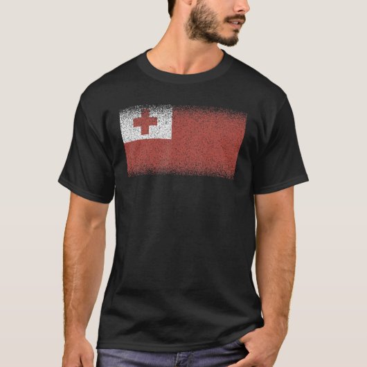 National Flag of Tonga souvenir  for men women 1 Tシャツ (正面)