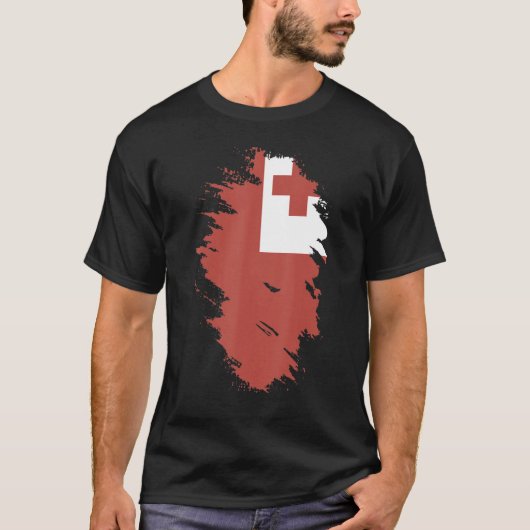 National Flag of Tonga souvenir   for men women Tシャツ (正面)