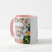 National Food Day Combo Mug マグカップ (正面左)