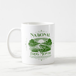 National Frog Month コーヒーマグカップ