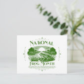 National Frog Month ポストカード (スタンド正面)