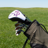 National Golfer’s Day Purple Design | leather ゴルフヘッドカバー (インサイチュ)
