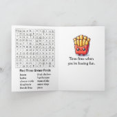 National Greasy Foods Day | October 25th カード (内部)