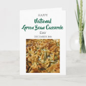 National Green Bean Casserole Day Dec 3rd カード (正面)