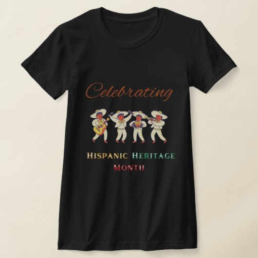 NATIONAL Hispanic伝統MONTH 2022 Tシャツ (レイダウン)