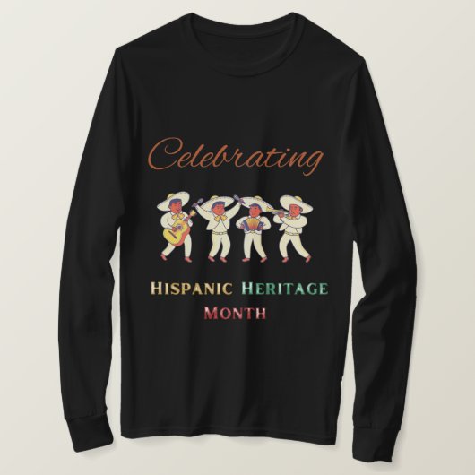 NATIONAL Hispanic伝統MONTH 2022 Tシャツ (デザイン正面)