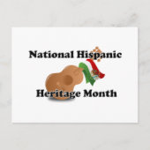 National Hispanic Heritage Month - ギター ポストカード (正面)