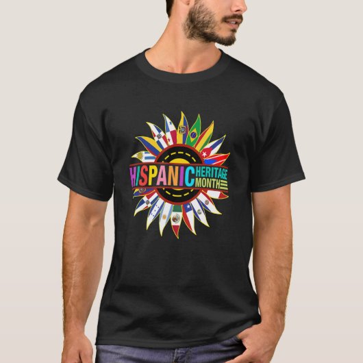 National Hispanic Heritage Month Celebration Latin Tシャツ (正面)