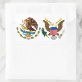 National Hispanic Heritage Month - Eagles 長方形シール (バッグ)