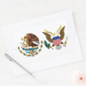 National Hispanic Heritage Month - Eagles 長方形シール (封筒)