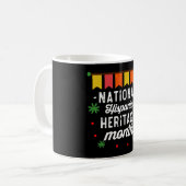 National Hispanic Heritage Month Funny Gift コーヒーマグカップ (正面左)