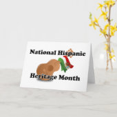 National Hispanic Heritage Month - Guitar カード (黄色い花)