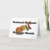 National Hispanic Heritage Month - Guitar カード (正面)