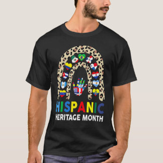 National Hispanic Heritage Month Rainbow All Count Tシャツ