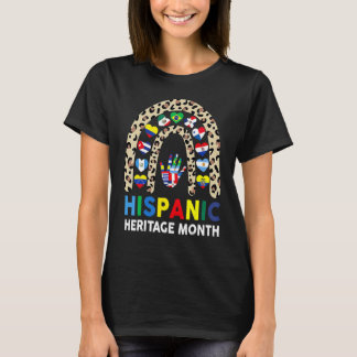 National Hispanic Heritage Month Rainbow All Count Tシャツ