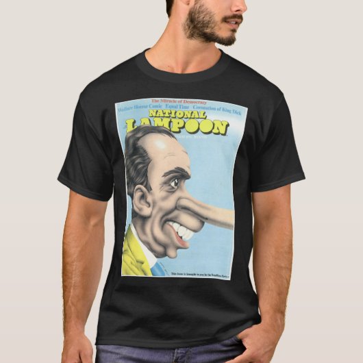 National Lampoonの民主主義の奇跡の表紙 リトロ Tシャツ (正面)