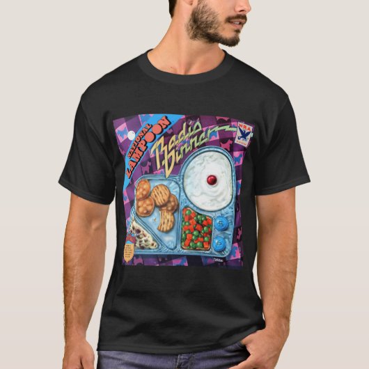 National Lampoon Radio Dinnerの表紙の女性 Tシャツ (正面)