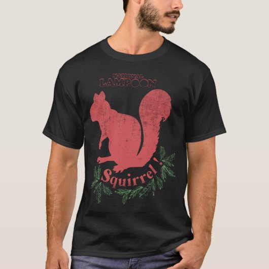 National Lampoon Squirrel funny Tシャツ (正面)