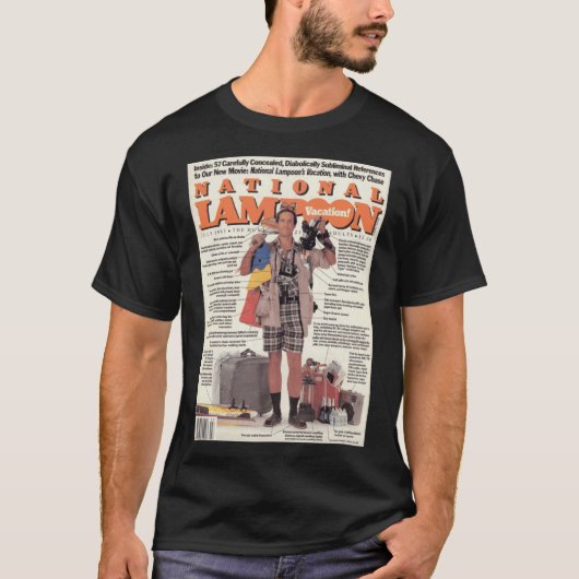 National Lampoon Vacation Cover retro Tシャツ (正面)