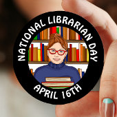 National Librarian Day - April 16th 缶バッジ