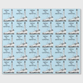 National Lighthouse Day ラッピングペーパー (フラット)