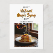 National Maple Syrup Day - December 17th ポストカード (正面)