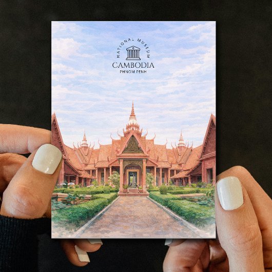 National Museum of Cambodia | Phnom Penh, Elegant ポストカード