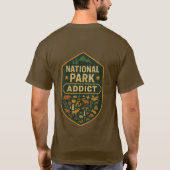 National Park Addict Premium Men's Tシャツ (裏面)