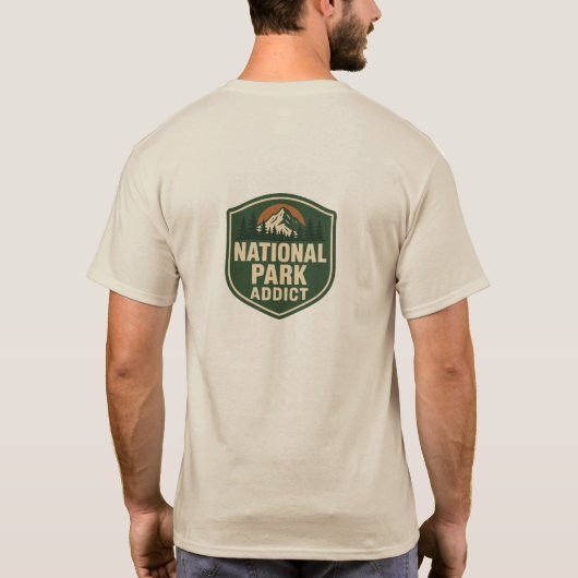 National Park Addict Premium  Tシャツ (裏面)