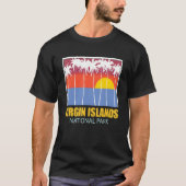 National Park Virgin Islands St John Souvenir Palm Tシャツ (正面)