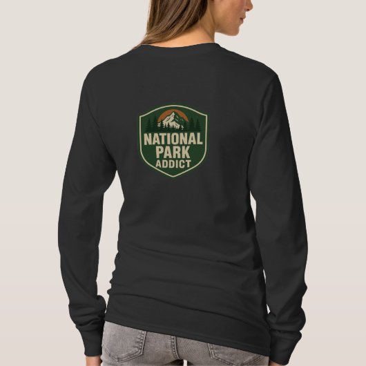 National Parks Addict Women's Premium Tシャツ (裏面)