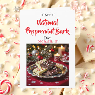National Peppermint Bark Day   12月1日 カード
