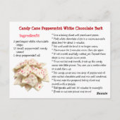 National Peppermint Bark Day | 12月1日 ポストカード (裏面)