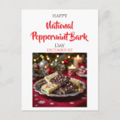 National Peppermint Bark Day | Dec 1st ポストカード (正面)