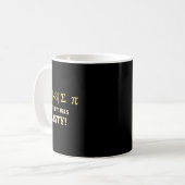 National Pi Day Shirt Math先生T Shirt Piおよび コーヒーマグカップ (正面左)