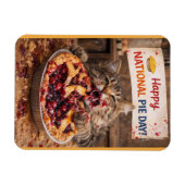 National Pie Day Card, Photo Magnet マグネット (横)