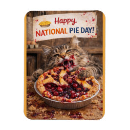 National Pie Day Card, Photo Magnet マグネット