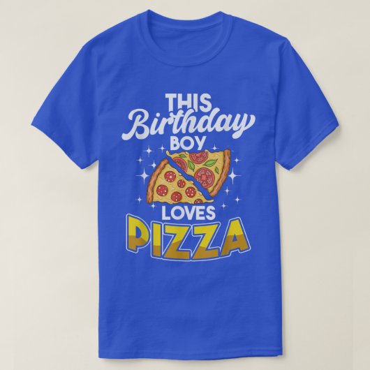National Pizza Day Birthday Boy Food Pun Cheese Pi Tシャツ (デザイン正面)