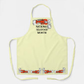 National  Seafood Month エプロン (正面)