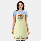 National  Seafood Month エプロン (着用した状態)
