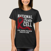 National Sickle Cell Awareness Month  Tシャツ (正面)