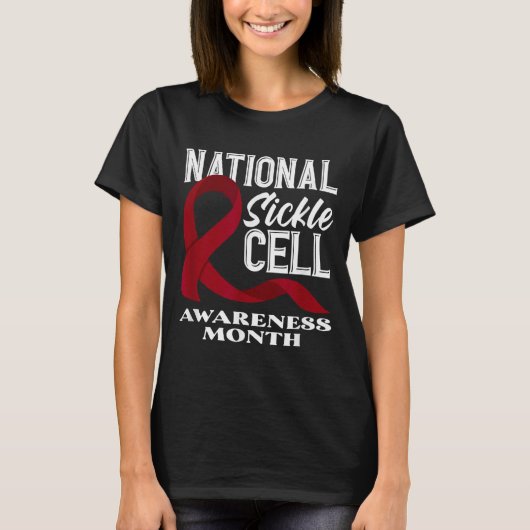 National Sickle Cell Awareness Month  Tシャツ (正面)