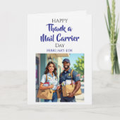National Thank a Mail Carrier Day | Feb 4th カード (正面)