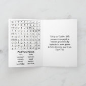 National Train Your Brain Day _ October 13th カード (内部)